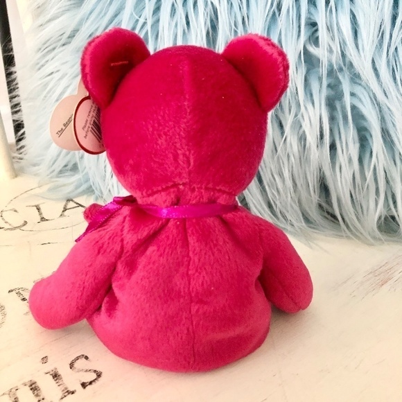 TY Beanie Baby, Valentina,‎ Valentines, Bear, Vintage, 1999, Nice Condition - Picture 3 of 12
